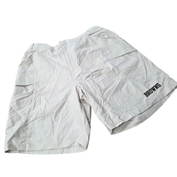 NFL Cleveland Browns Onfield Reebok Cargo Shorts Size Large - Picture 1 of 11